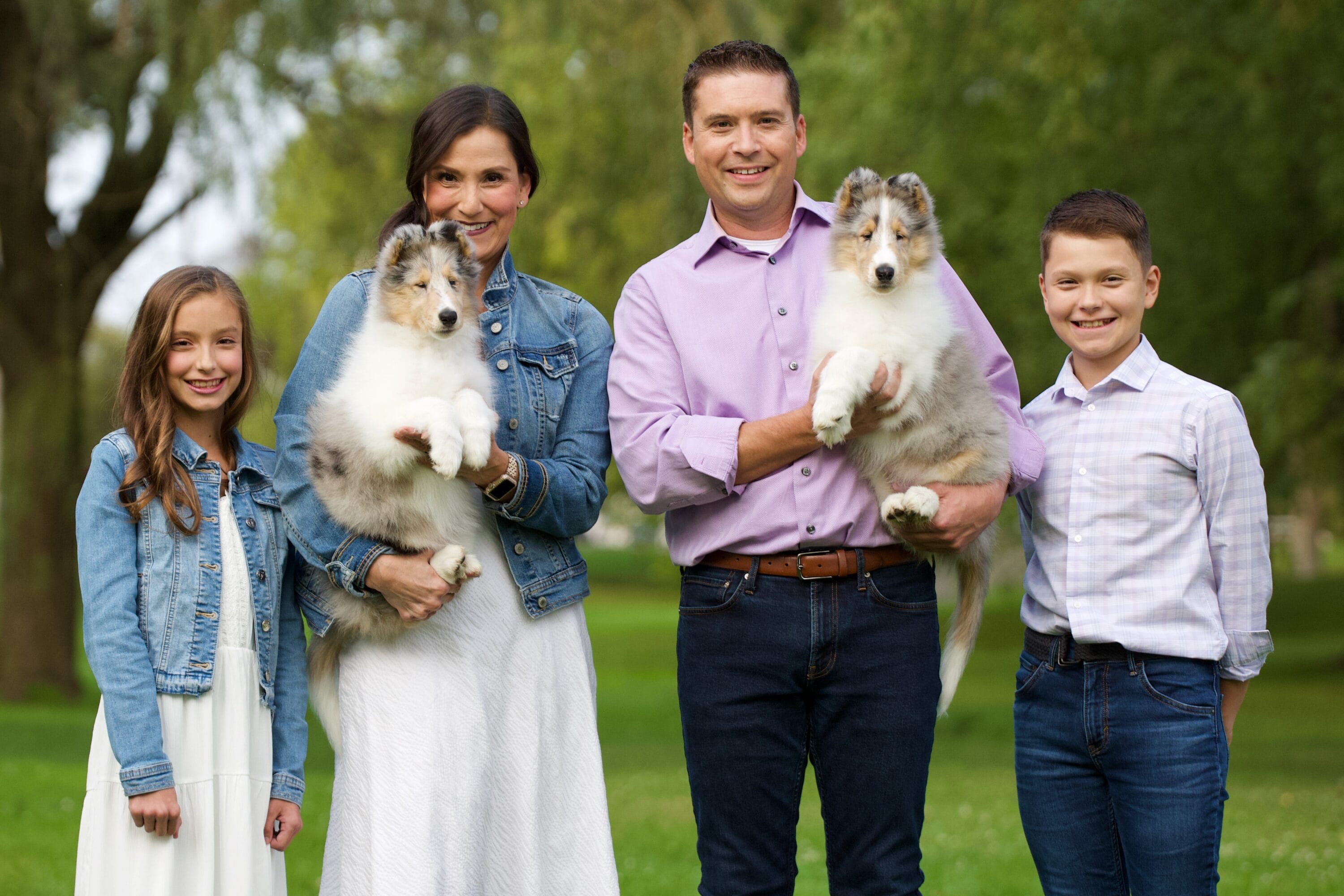 Stelter Family in Wisconsin Park